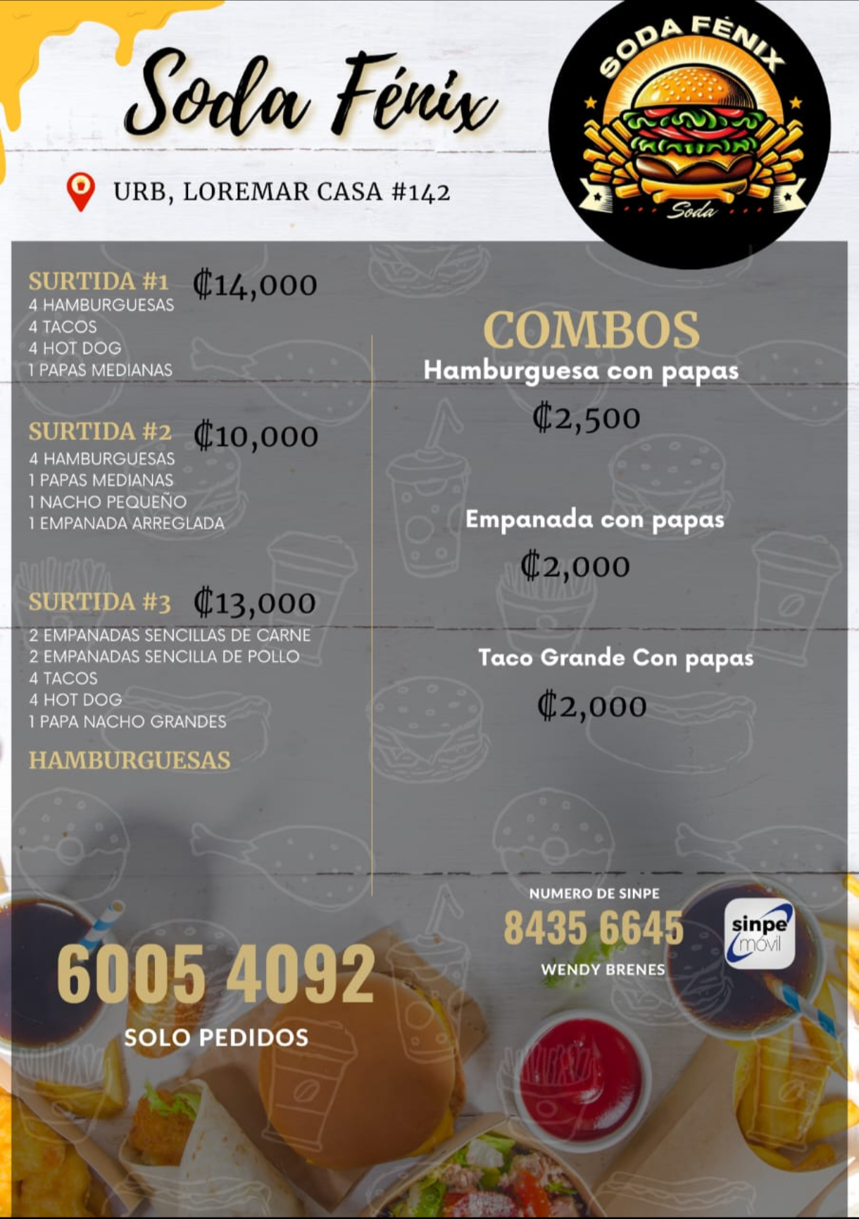 Soda Fénix purral los cuadros, loremar casa 142